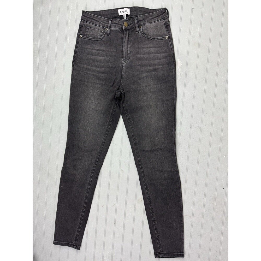 Abound Size 28 Womens Jeans Black Skinny High Rise Stretch